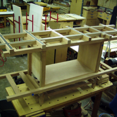 Granite supporting sub frame. Granite supporting sub frame.